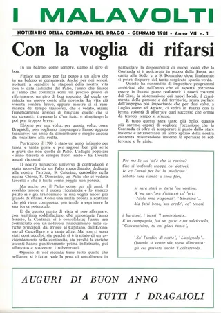 VII/1 - Con la voglia di rifarsi