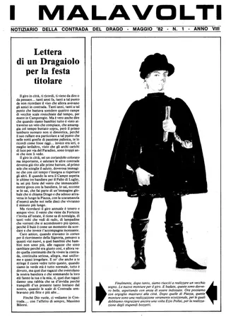 VIII/1 - Lettera di un Dragaiolo per la festa titolare