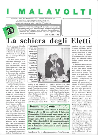 XXI/1 - La schiera degli eletti