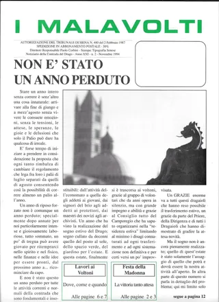 XXI/2 - Non è stato un anno perduto